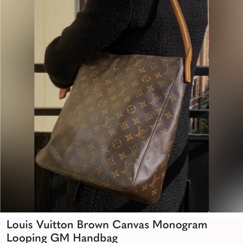 Louis Vuitton Brown Monogram Leather Bag